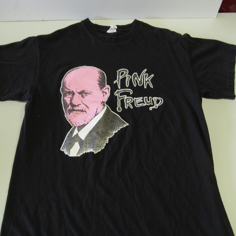 Pink Freud Pink Floyd x Sigmund Fried Parody T Shirt Delta Size Medium
